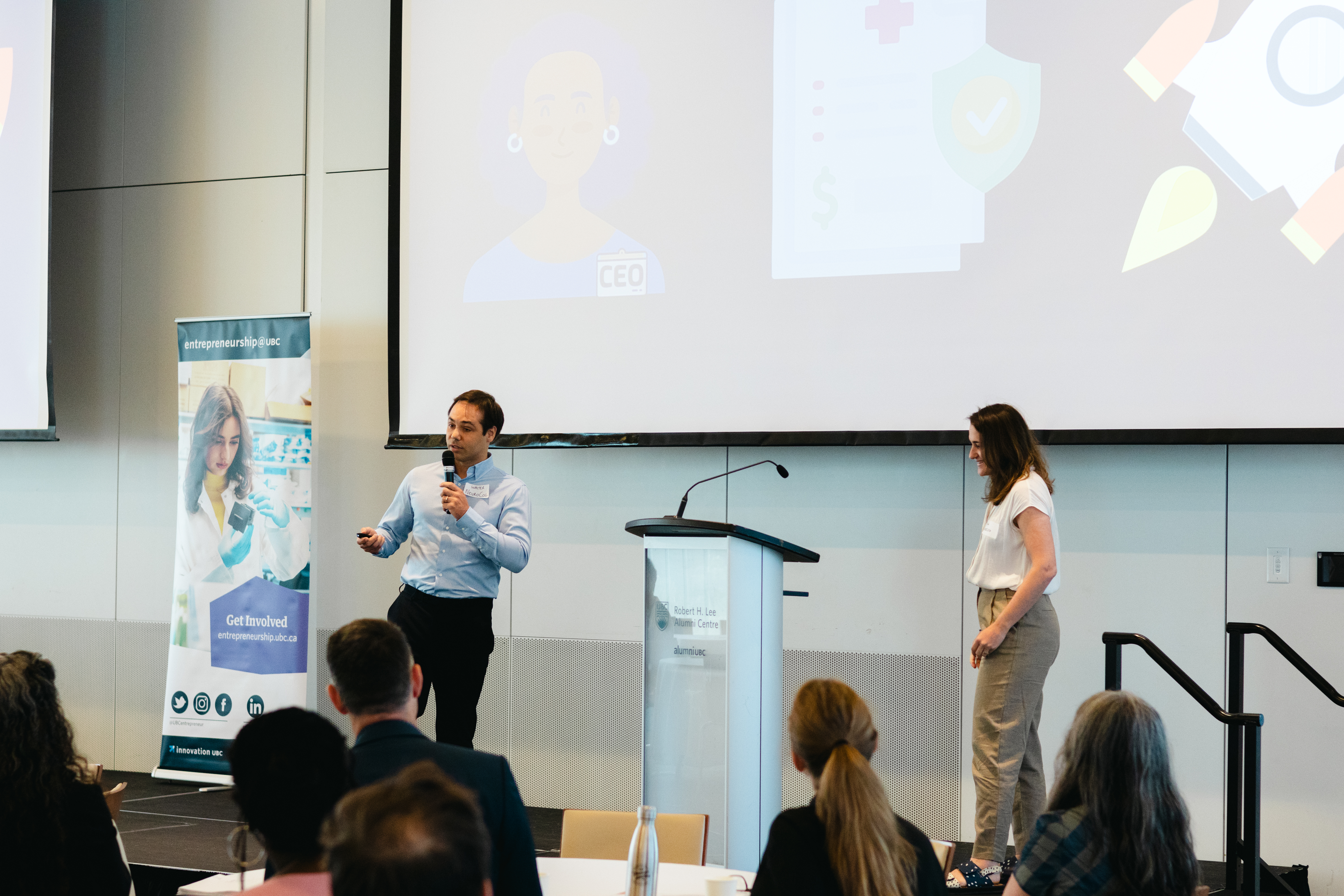 Venture Founder Lab2Launch team NeuroCog presenting at Cohort Day