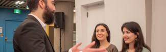 Individuals smiling