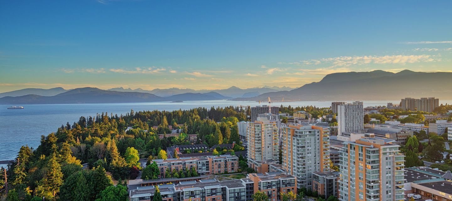 Aerial view of UBC