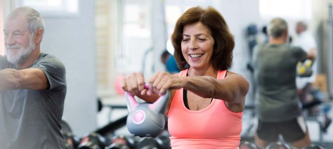 Seniors stick with fitness routines when they work out together