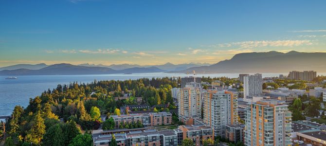 Aerial view of UBC