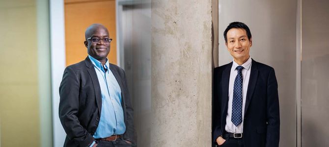 Portrait photos of Dr. Sumaila and Dr. Cheung 
