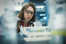 Researcher in a lab