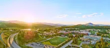 Aerial view of UBC Okanagan 